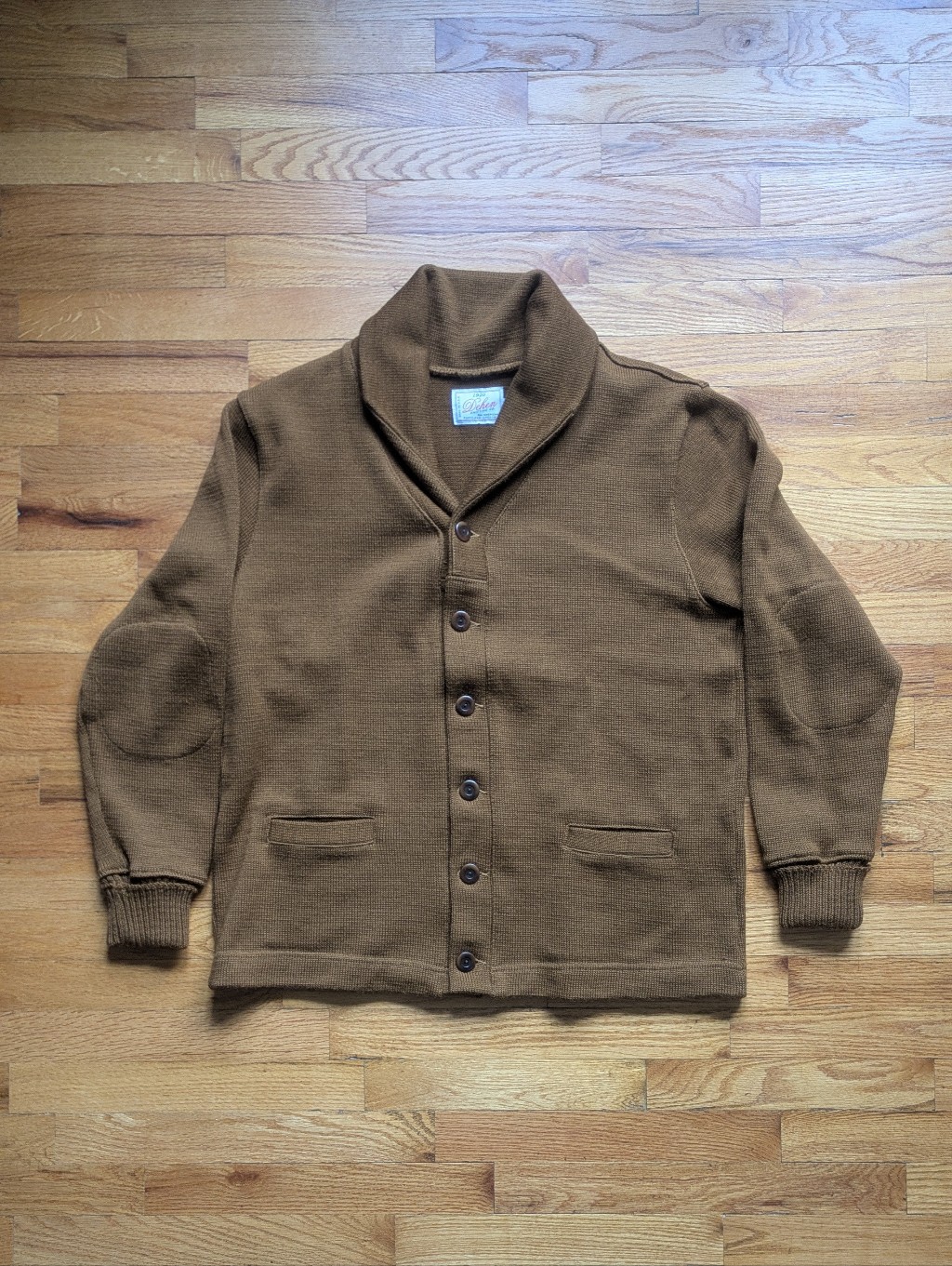 Dehen Wool Shawl Sweater Coat